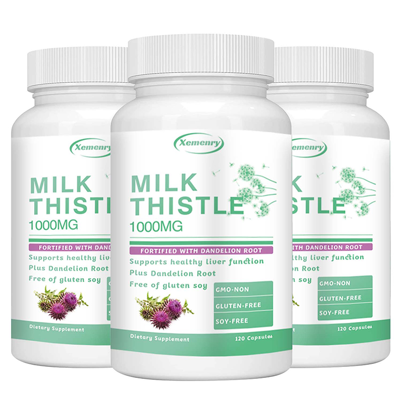 Milk Thistle Silymarin - كبسولات شوك الحليب 1000 ملغ -