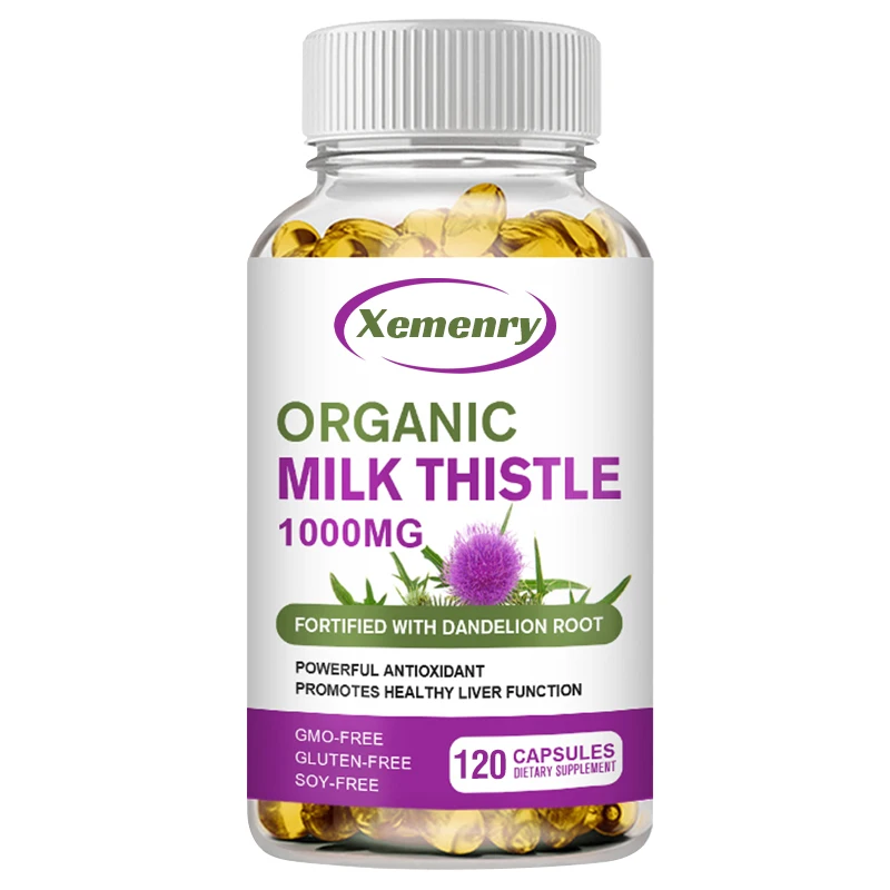 Milk Thistle Silymarin - كبسولات شوك الحليب 1000 ملجم جذر