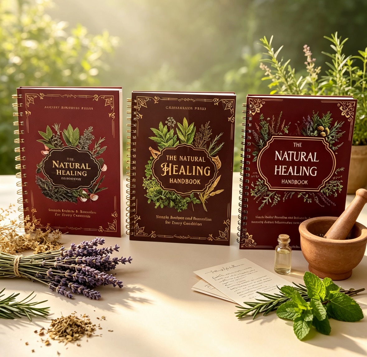 Herbal Wellness Guide - دليل الشفاء الطبيعي بثلاثة إصدارات: كتاب