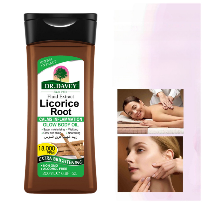 Licorice Root Sticks - 200 مللي زيت الجسم عرق السوس