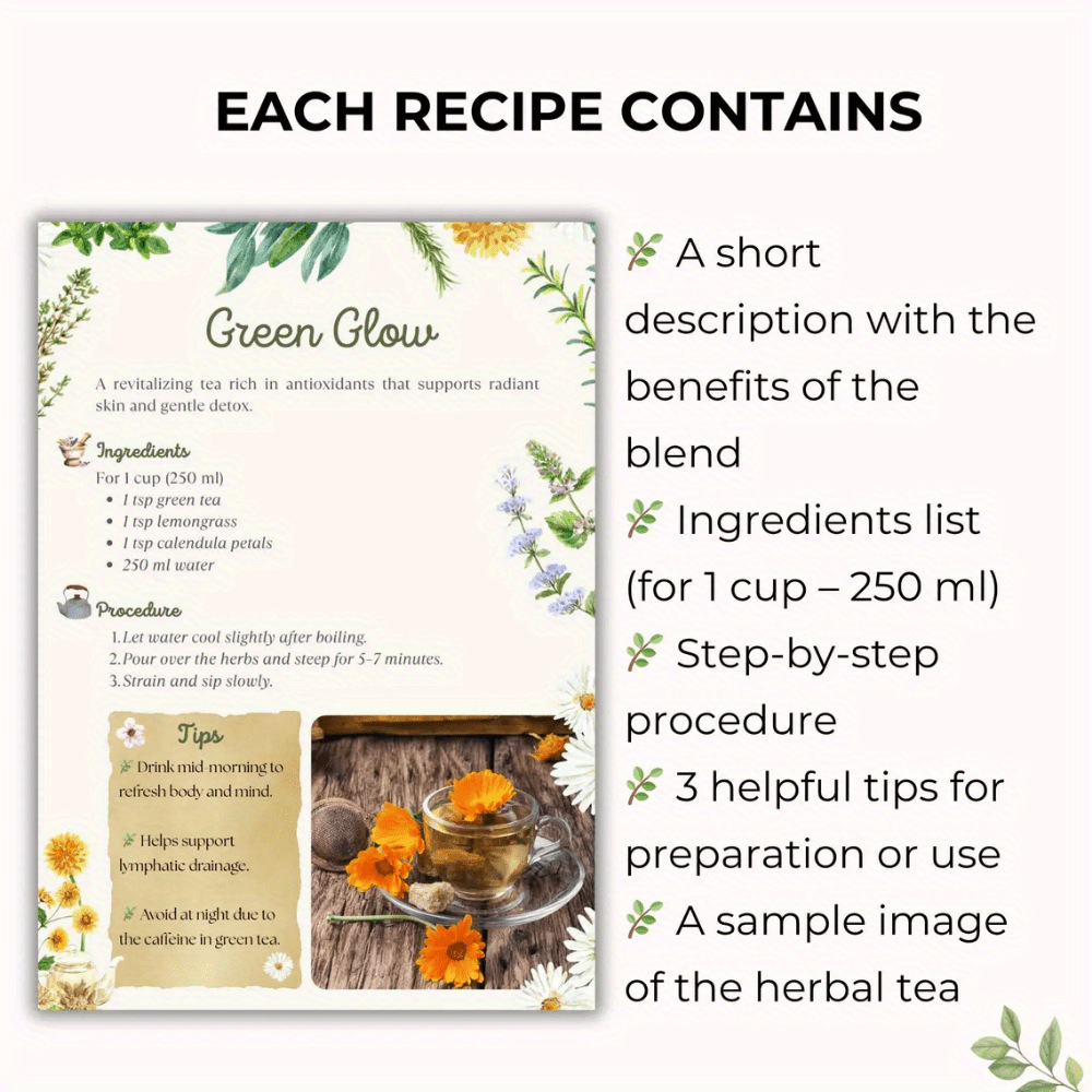 كتاب وصفات الشاي العشبي - خلطا - مراجعة Wellness Herbal Tea Blends وسعره