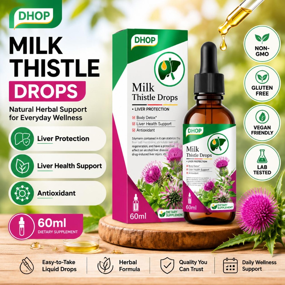 قطرات شوك الحليب DHOP، مستخلص  - مراجعة Milk Thistle Silymarin وسعره